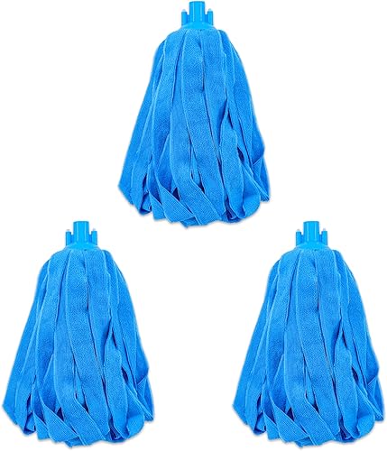 Recambio de cabezal de trapeador de tela de microfibra, tornillo de extremo de bucle en el cabezal de trapeador compatible con todos los postes de