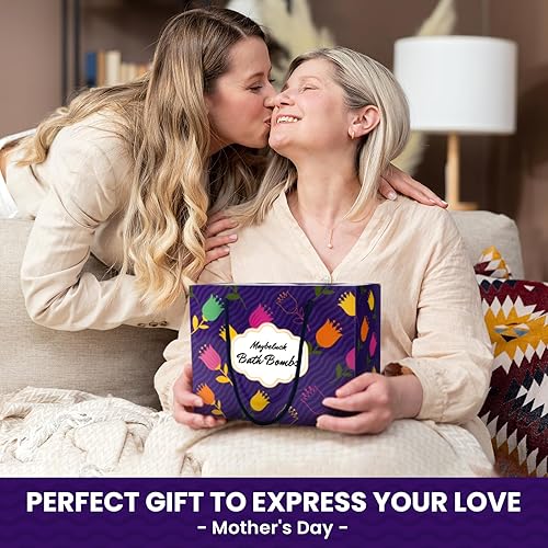 Miniatura 6 de Set de regalo de bombas de baño  24 bombas de baño de burbujas de aceite esencial natural para niños y mujeres, regalos del día de la madre para