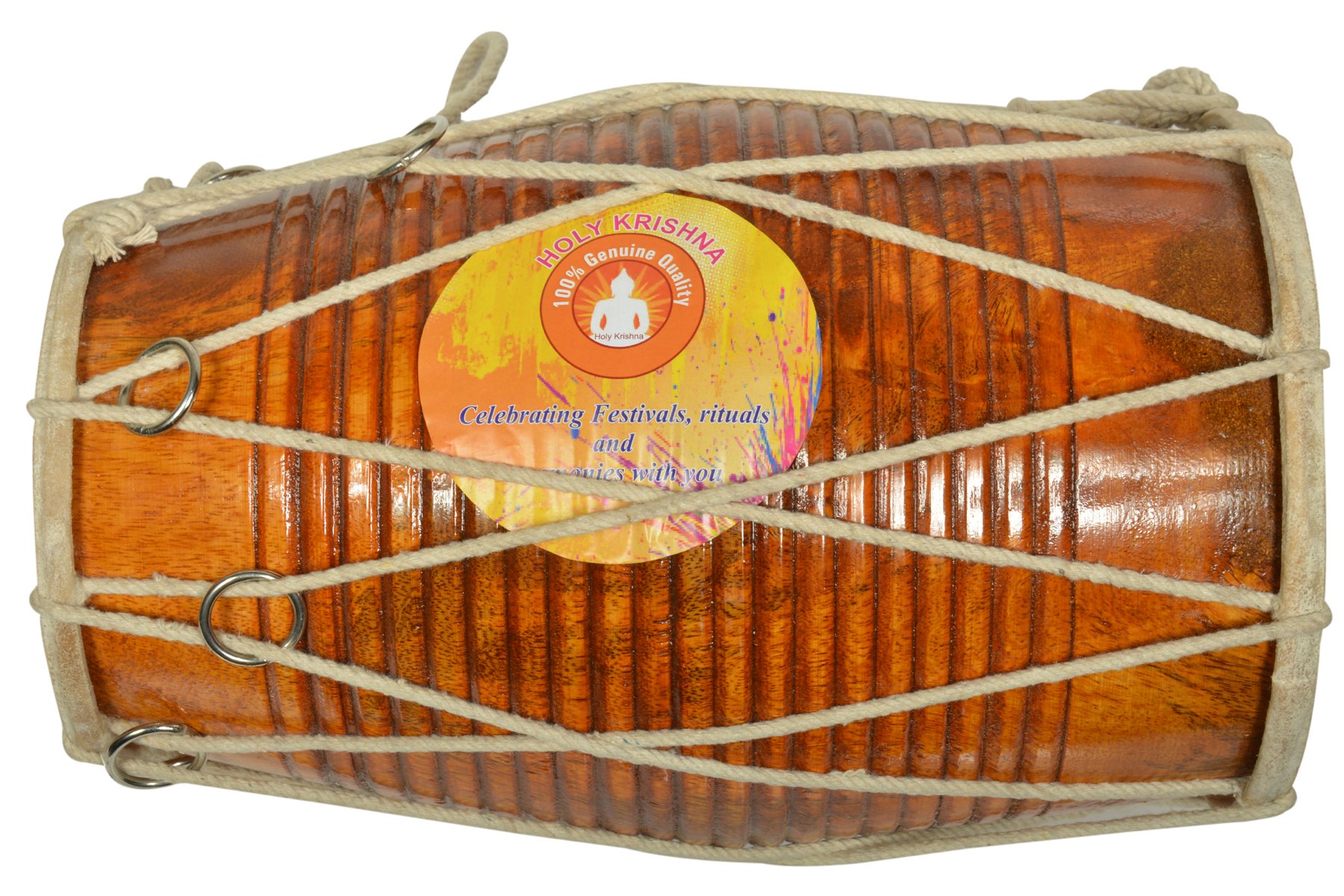 Traditional Professional Musical Dholak for Festivity/Wedding/Satsang + Laxmi God ATM Free