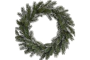 24" Christmas Wreath Artificial Green Pine Needles