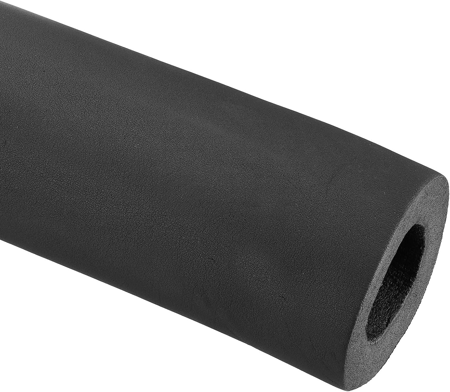 patikil 74.8"l x 4-1/4"id x 0.8"t pipe insulation foam tube, water pipe insulation tubing heat preservation for plumbing water ac pipe sprinkler spigot, black 74.8"lx4.3"idx5.8"odx0.8"t