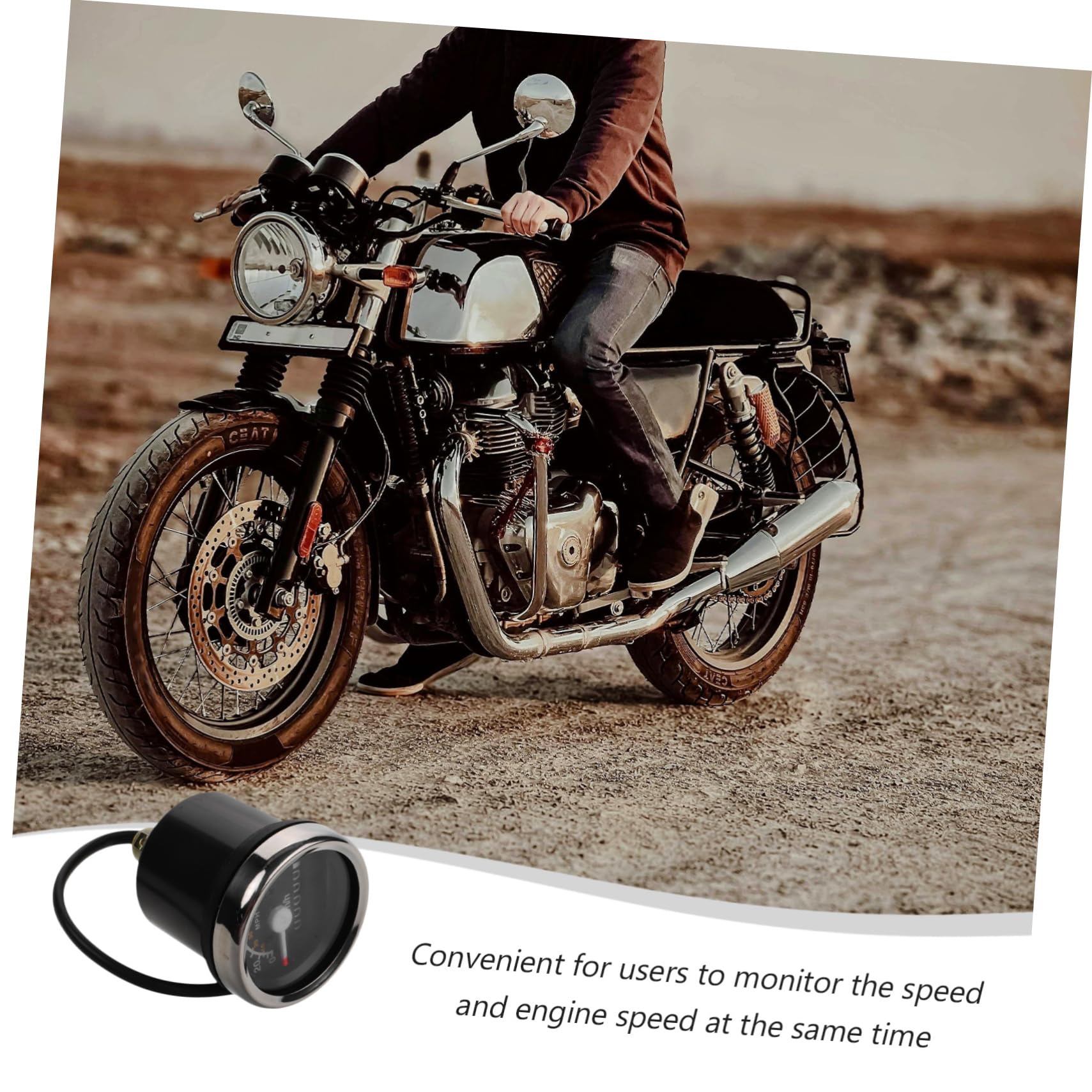 Strumento Motociclistico Tachimetro Modificato per Misuratore velocità Tachimetro per Bici Accessorio per Tachimetro Digitale Motociclo Ferro da Stiro