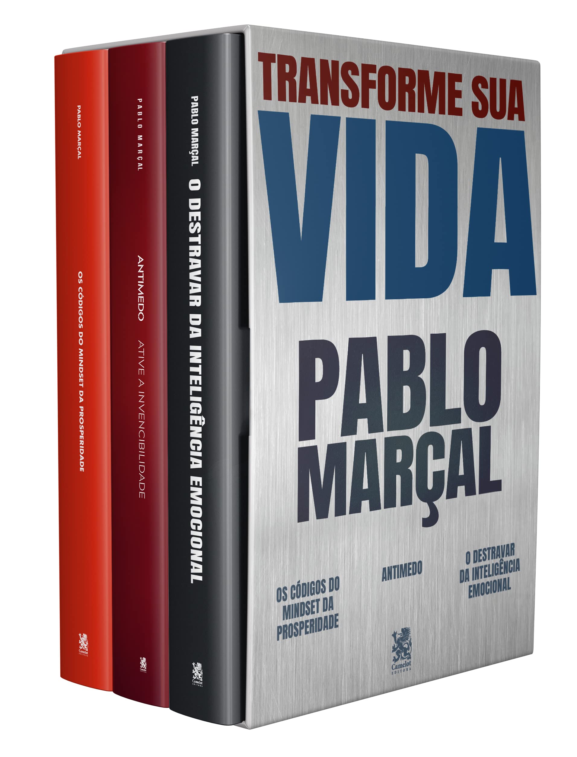 Coleção Transforme Sua Vida - Pablo Marçal - Box com 3 Livros (Portuguese Edition)