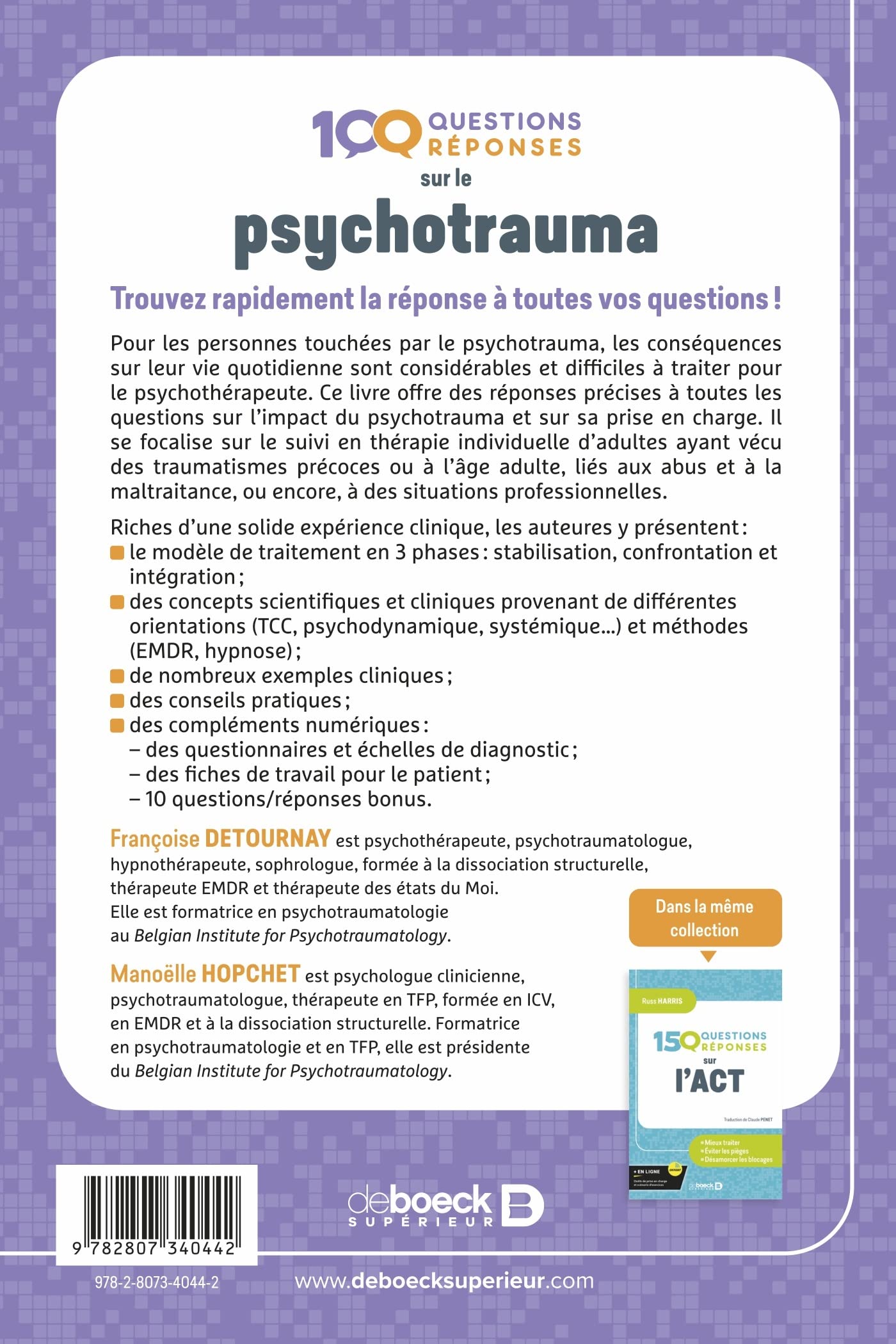 100 questions/réponses sur le psychotrauma