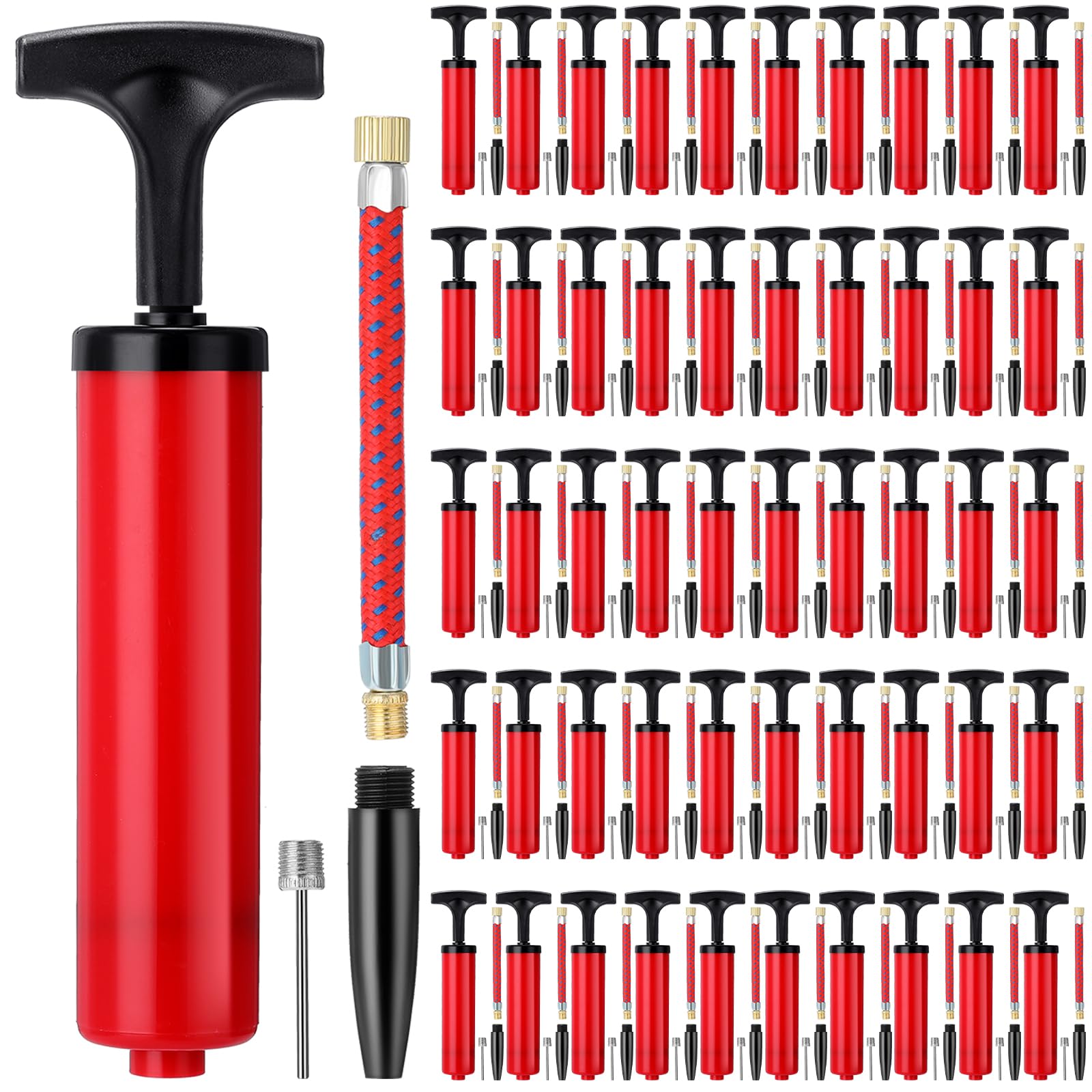 Jerify Kits de bomba de pelota deportiva de 8 pulgadas con agujas