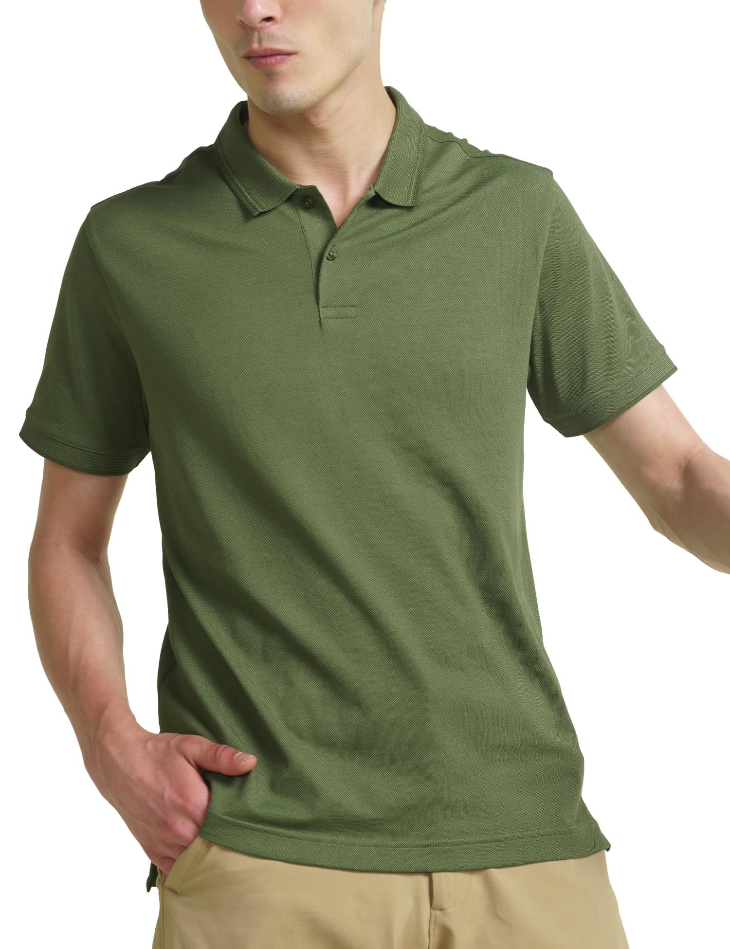 Men's Cotton Blend Solid Regular Fit T-Shirt-image-41