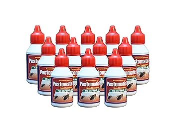 PESTOMATIC CONTROLS Cockroach/Termite/Ant Killer Gel, Anti-Cockroach/Anti-Termite Gel for Kitchen, Home, Office, Schools use Pack of 12