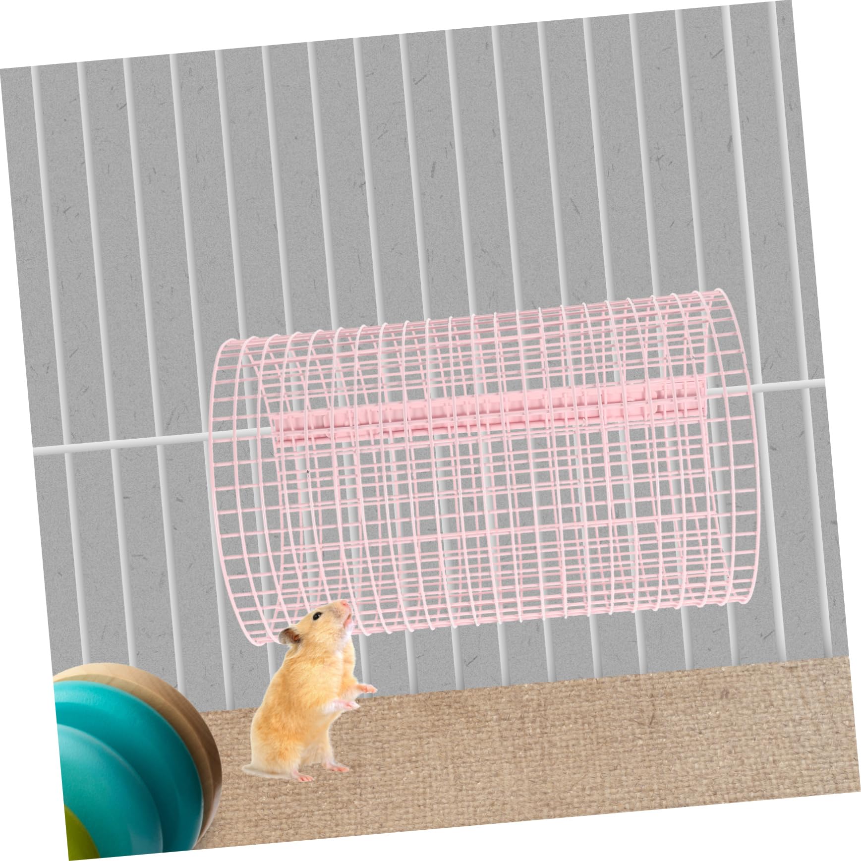 Pet Hamster Tunnel Rundes Versteck Für Kleintiere Pinkes Spielzeug Für Kaninchen Und Meerschweinchen Sicherer Schlafplatz Und Spielbereich