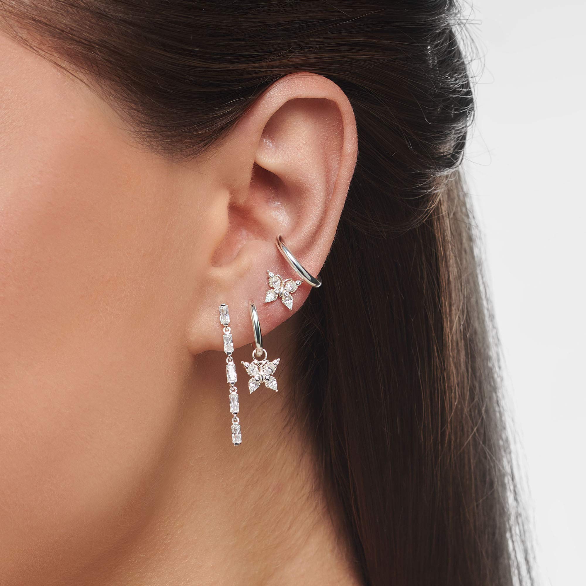 Thomas Sabo Einzel Ohrring 925 Sterling Silber H2184