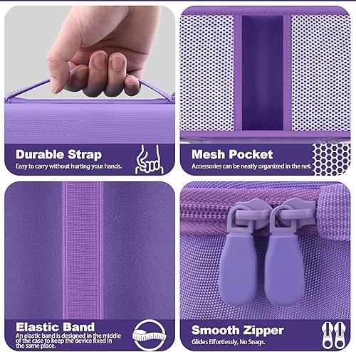 Vista 30 de khanka Funda de viaje rígida de repuesto para Halo Bolt 58830/57720 / Air 58830 / ACDC Max 55500 mWh, kit de energía de emergencia portátil, Negro