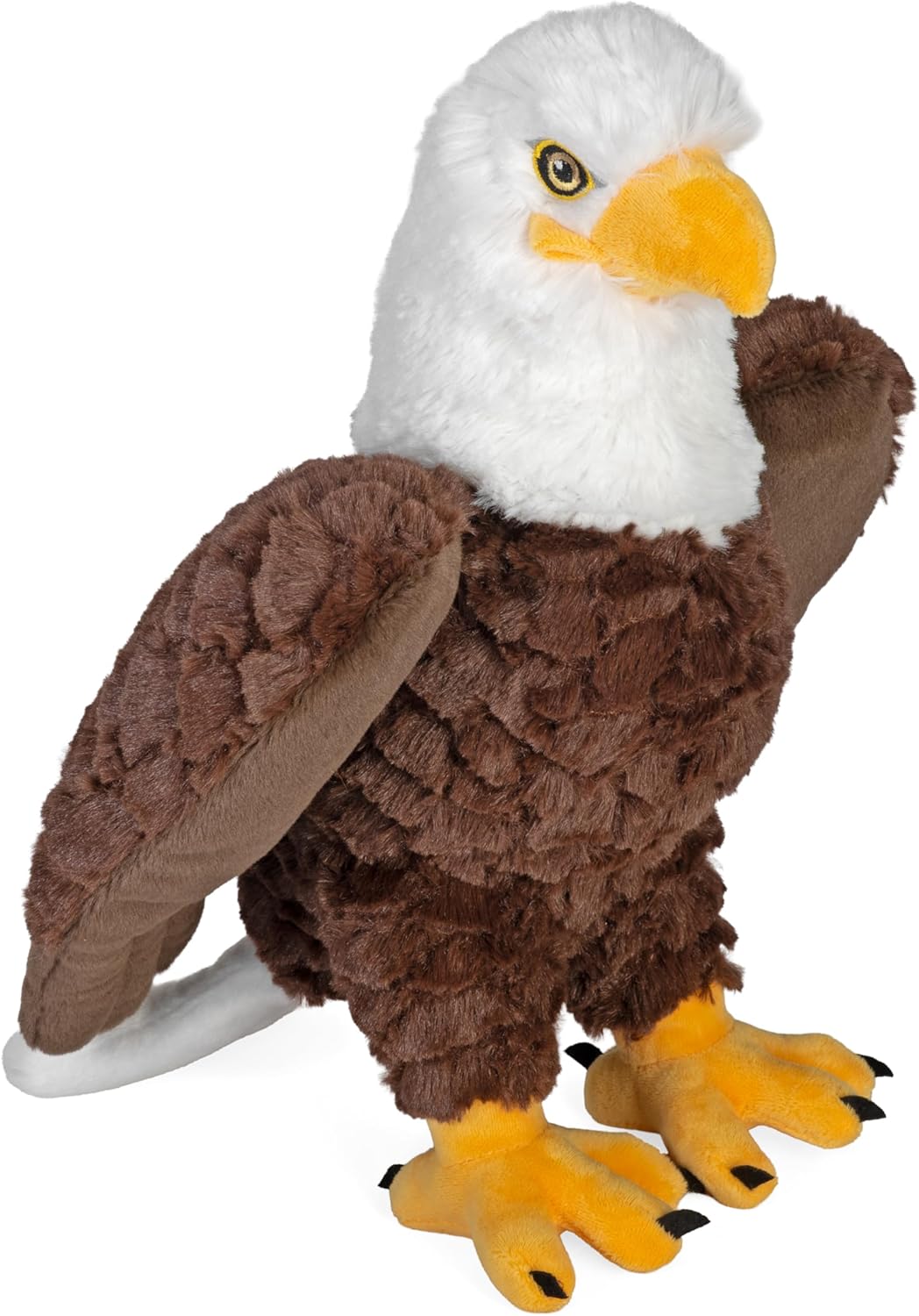 Wild Republic Cuddlekins Eco Bald Eagle, Stuffed Animal, 12 Inches, Plush Toy, Fill is Spun Recycled Water Bottles, Eco Friendly