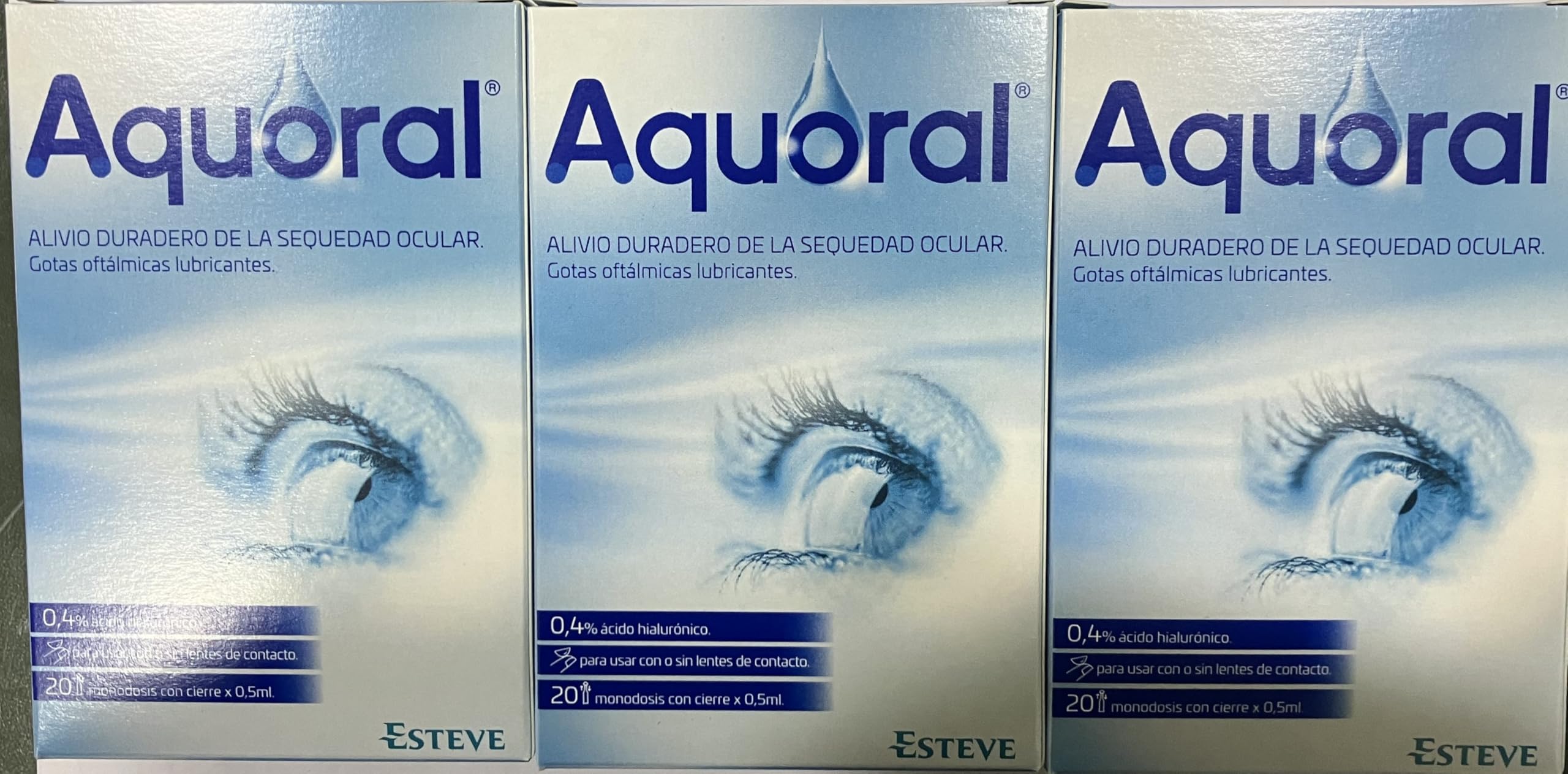 TouchSKY AQUORAL Pack 3X2 0.5ML 20 MONODOSIS
