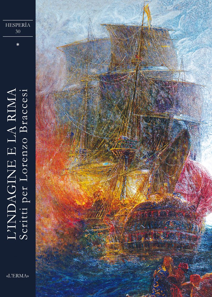 L'indagine E La Rima recueil de textes Lorenzo Braccesi beau livre cadeau enseignant