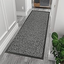 Non Slip Carpet Runners – Washable Hallway Runners with Rubber Backing – Low Profile, Dirt Trapper Durable Runner Rugs for Living , Hallway, Entryway, and Corridor - Long Runners for Narrow Spaces