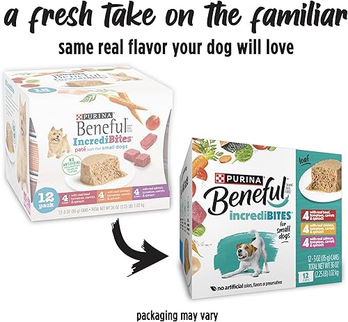 Miniatura 2 de Purina Beneful IncrediBites - Paquete de alimento húmedo para perros adultos, variedad