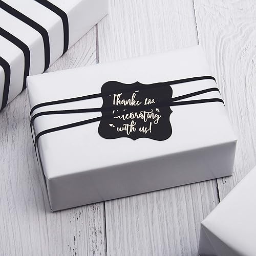 Miniatura 111 de RUSPEPA Papel de regalo negro de color sólido para bodas, cumpleaños, fiestas, felicitaciones y vacaciones, 30 pulgadas x 32.8 pies Negro -,Azul