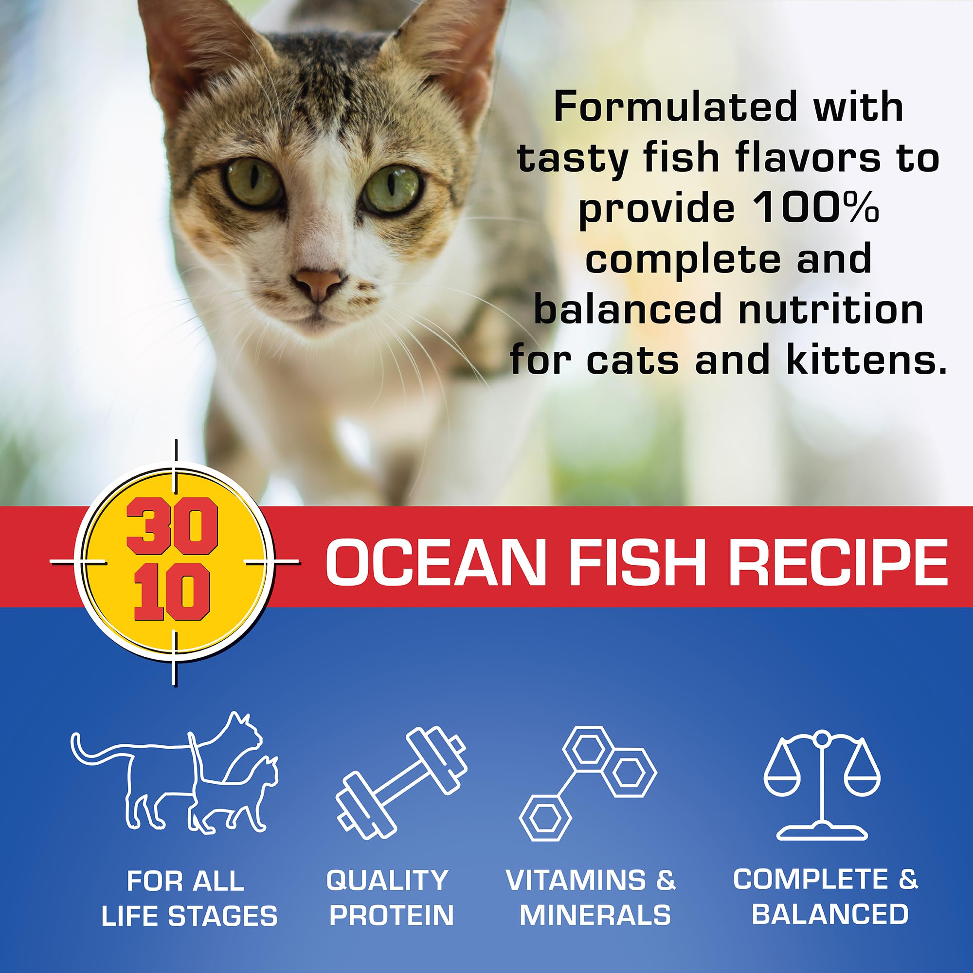 SPORTMiX Ocean Fish Recipe Dry Cat Food 12 lb