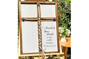 Three Strands Cord Wedding Unity Sign