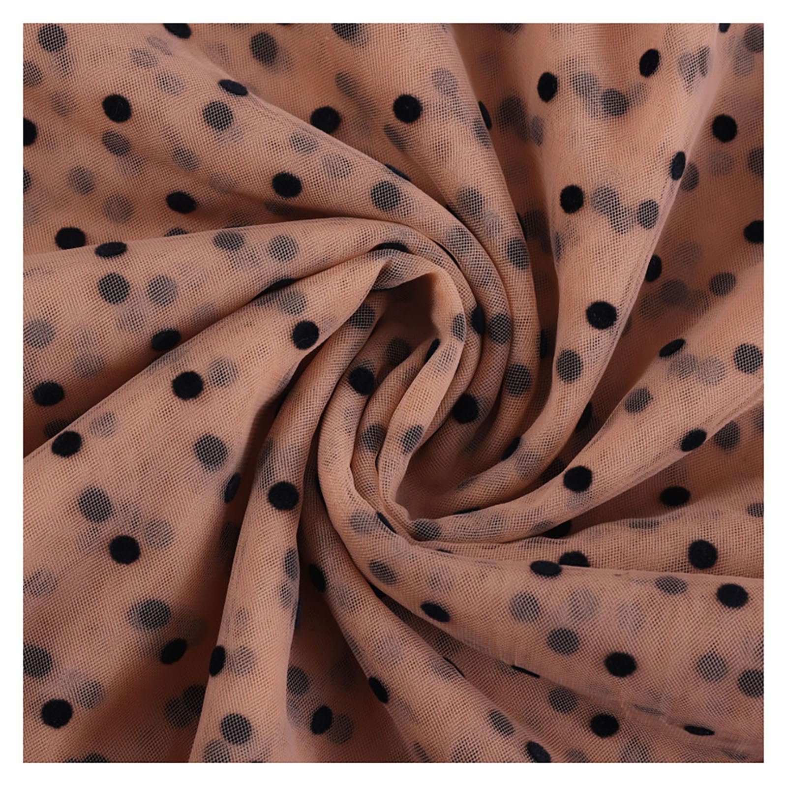 Tela de tul de 5 m x 150 cm, para coser, diseño de lunares | Tela de lunares por metros, tela de tul con puntos flocados para coser, tela de malla, tela decorativa para disfraz