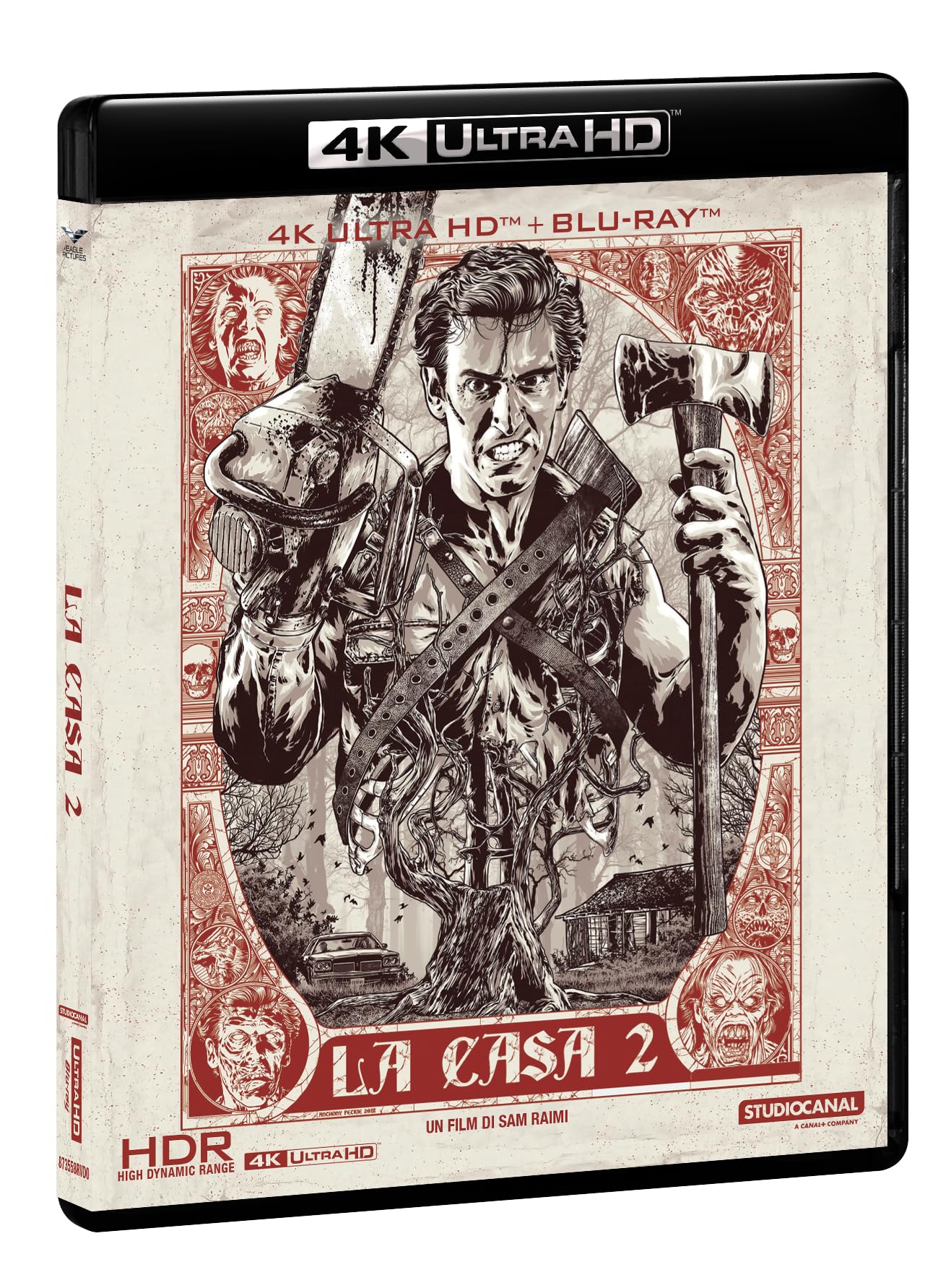 Casa 2 Blu-Ray 4K UHD y HD película de terror de culto para coleccionistas