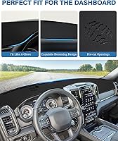 Vista 4 de FIILINES - Cubierta para tablero, accesorio de malla antideslizante y parasol sin reflejos, fabricada en malla suave y transpirable, compatible