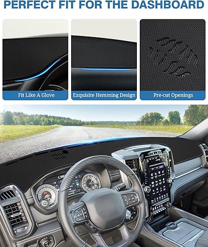 Miniatura 4 de FIILINES - Cubierta para tablero, accesorio de malla antideslizante y parasol sin reflejos, fabricada en malla suave y transpirable, compatible con