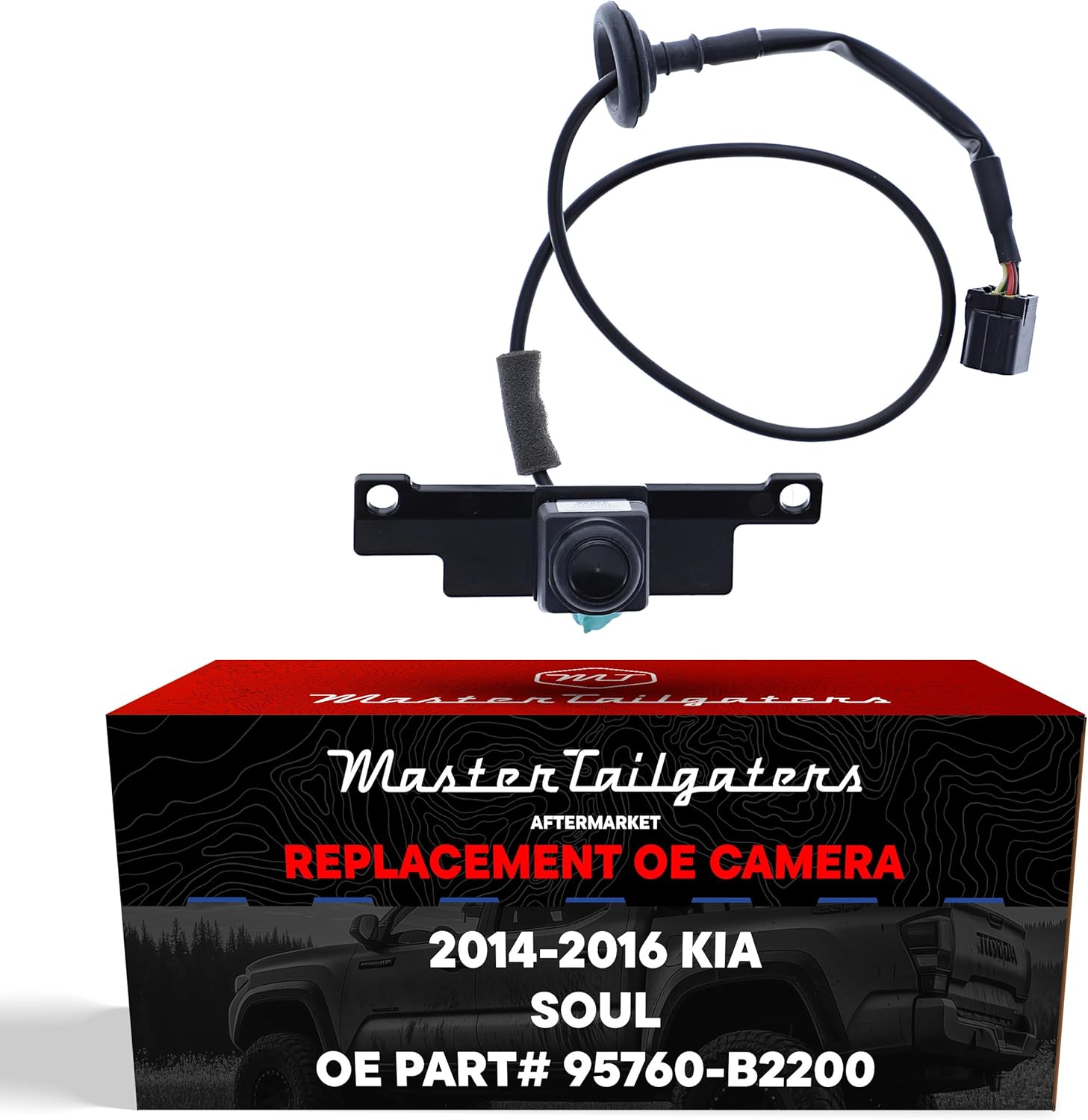 Master Tailgaters Replacement for Kia Soul, w/o Satellite Radio, w/Parking Line (2014-2016) Backup Camera OE Part # 95760-B2200