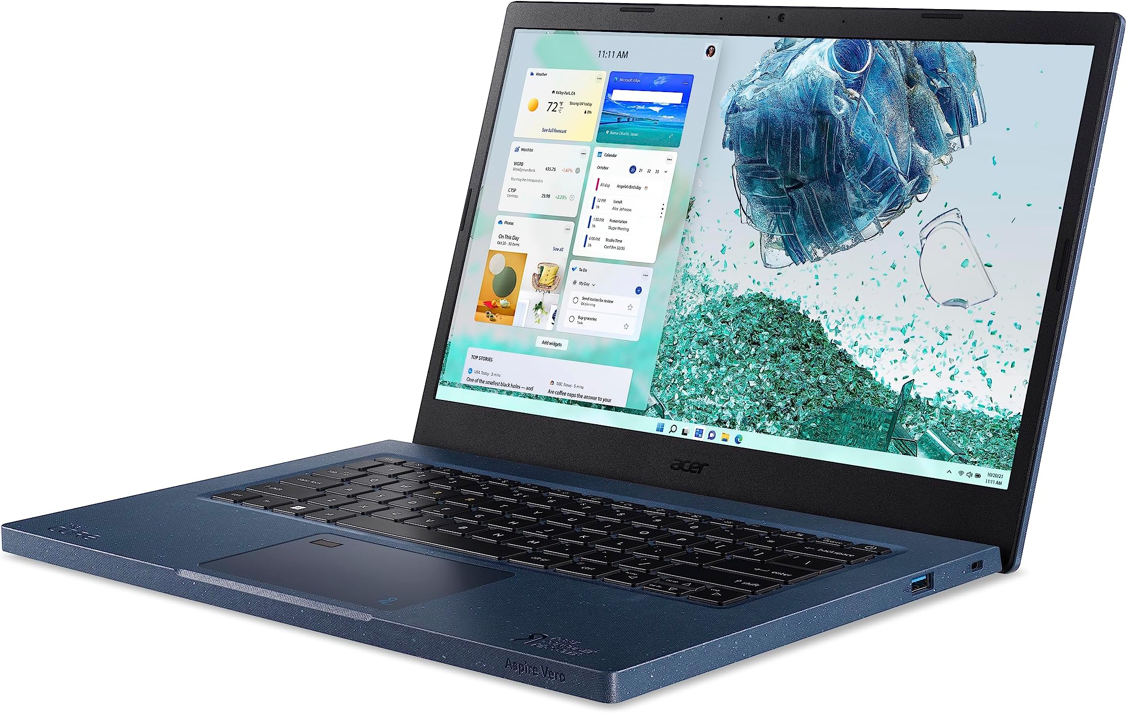 acerAspire Vero 14 Evo Laptop 13th Gen Intel Core i5-1335U 10 Cores Upto 4.60GHz/8GB DDR4 RAM/512GB SSD/Intel Iris XE Graphics/14" FHD IPS/Win 11/Latest WiFi-6E/FingerPrint/Backlit KB/Marianna Blue