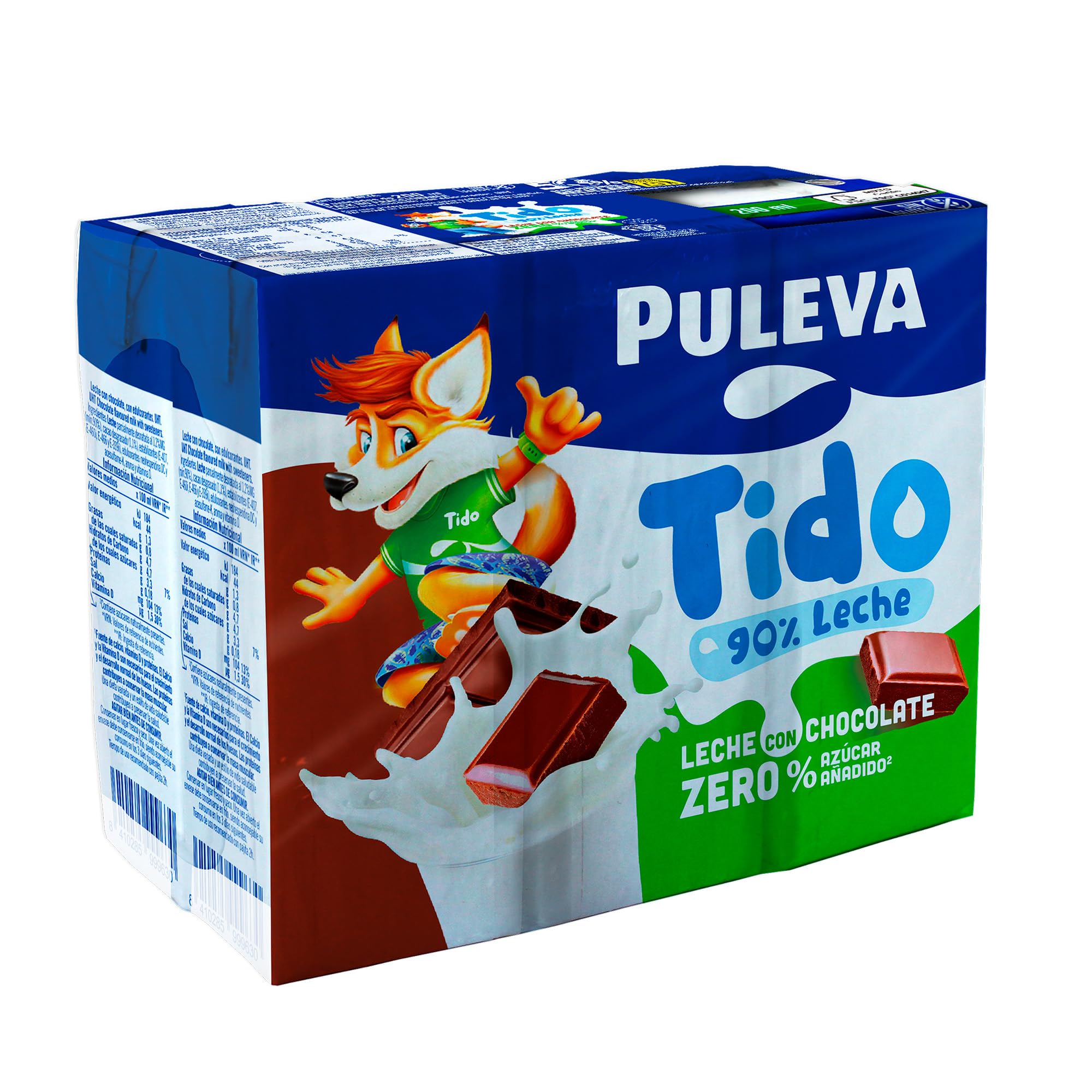 PULEVA batido de cacao zero 6x200 ml