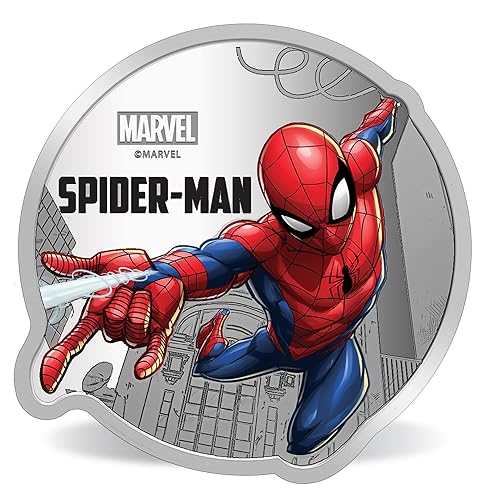 Marvel Spider Man Colored 31.1 gm Silver (999.9) Coin