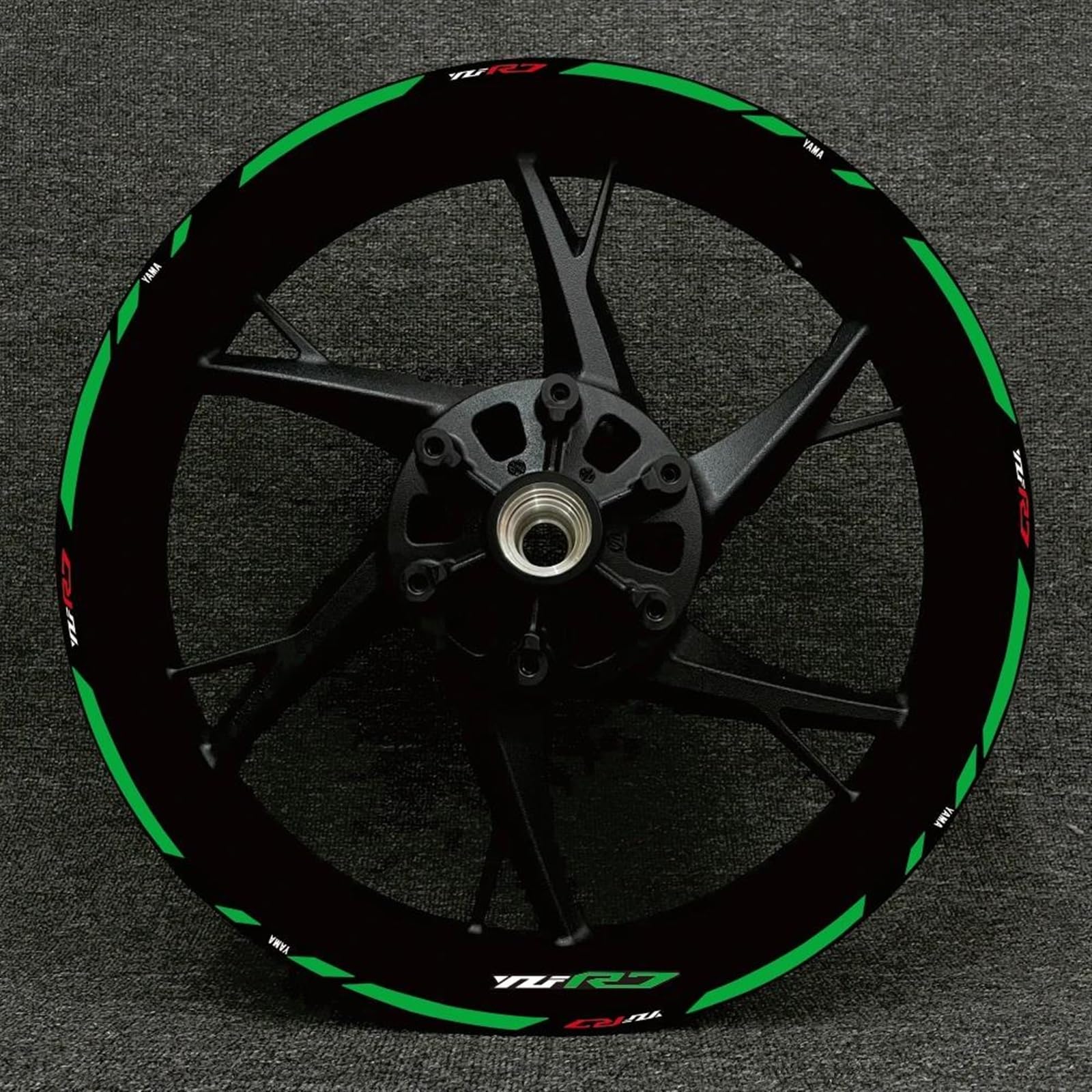 Stickers Motorcycle Wheel Stickers Night Reflective Decorative Rim for Yamaha YZFR7 YZF R7(Style 12)