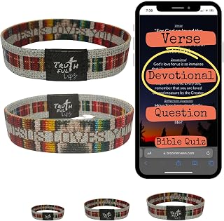 Daily Devotional Bracelets - Bible Verse Bracelets - Scripture Bracelets - NFC Tap Bible Bracelets