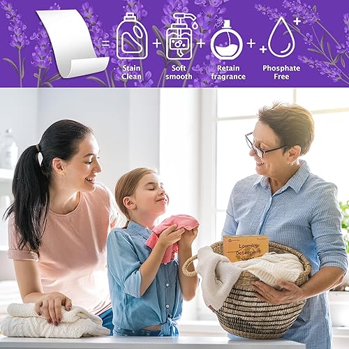 Miniatura 4 de Freelivity Hojas de detergente para ropa  200 tiras de jabón ecológicas para la ropa  Sin jarra de plástico Líquido hipoalergénico Menos Disolvible