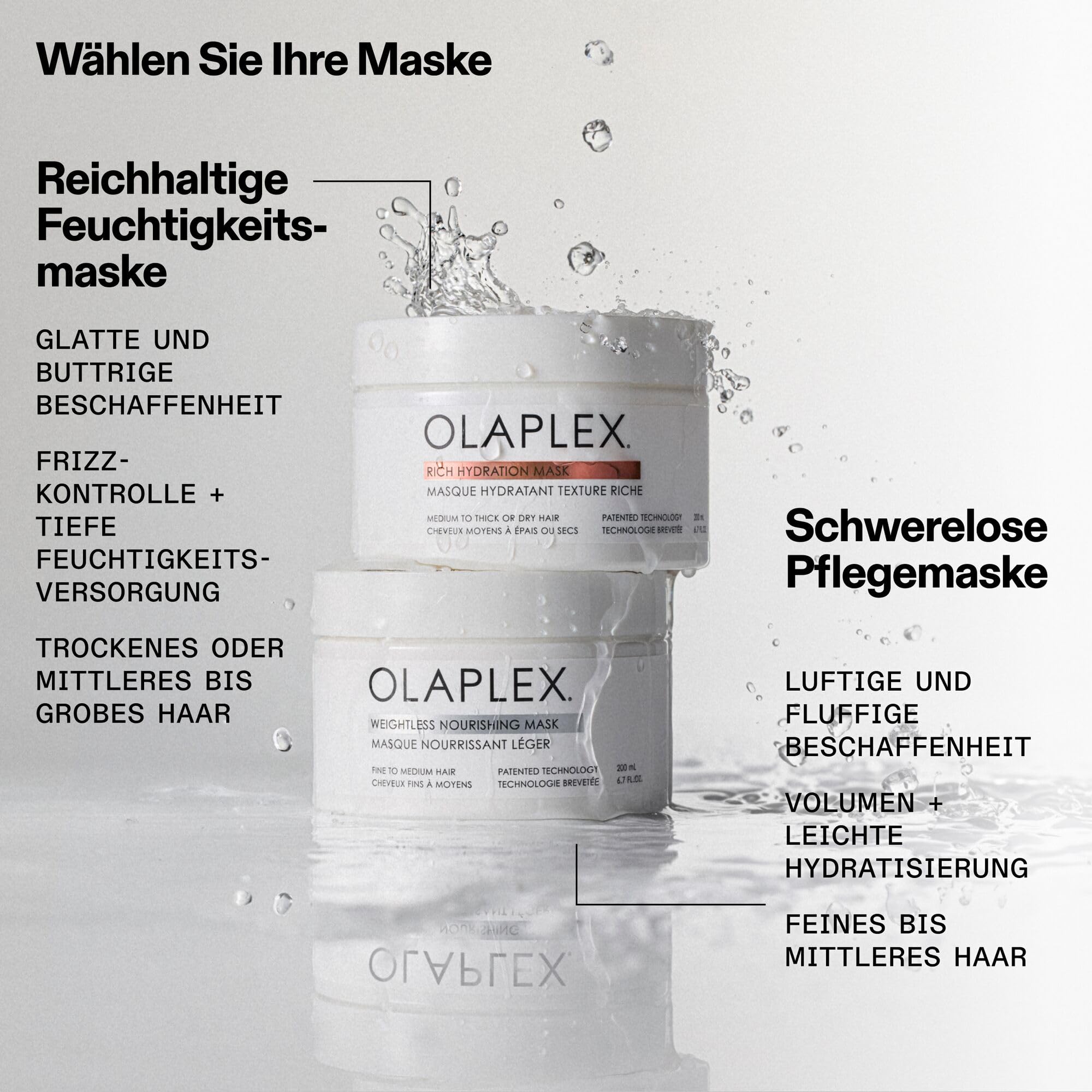 Olaplex Rich Hydration Mask: Kutikula-Versiegelnde Maske | Spendet Feuchtigkeit & Bändigt Frizz | Für Trockenes Oder Mittelstarkes Bis Kräftiges Haar, 200 mL