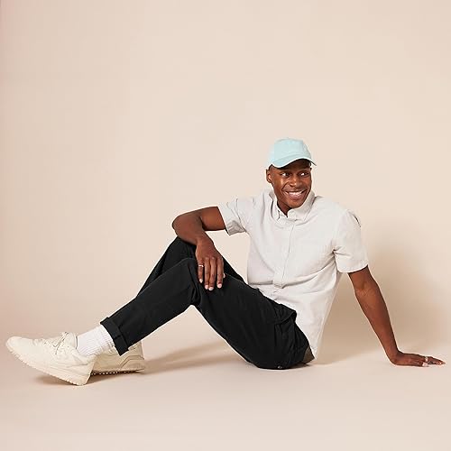 Miniatura 4 de Tienda Essentials - Pantalón chino casual elástico de corte entallado para hombre