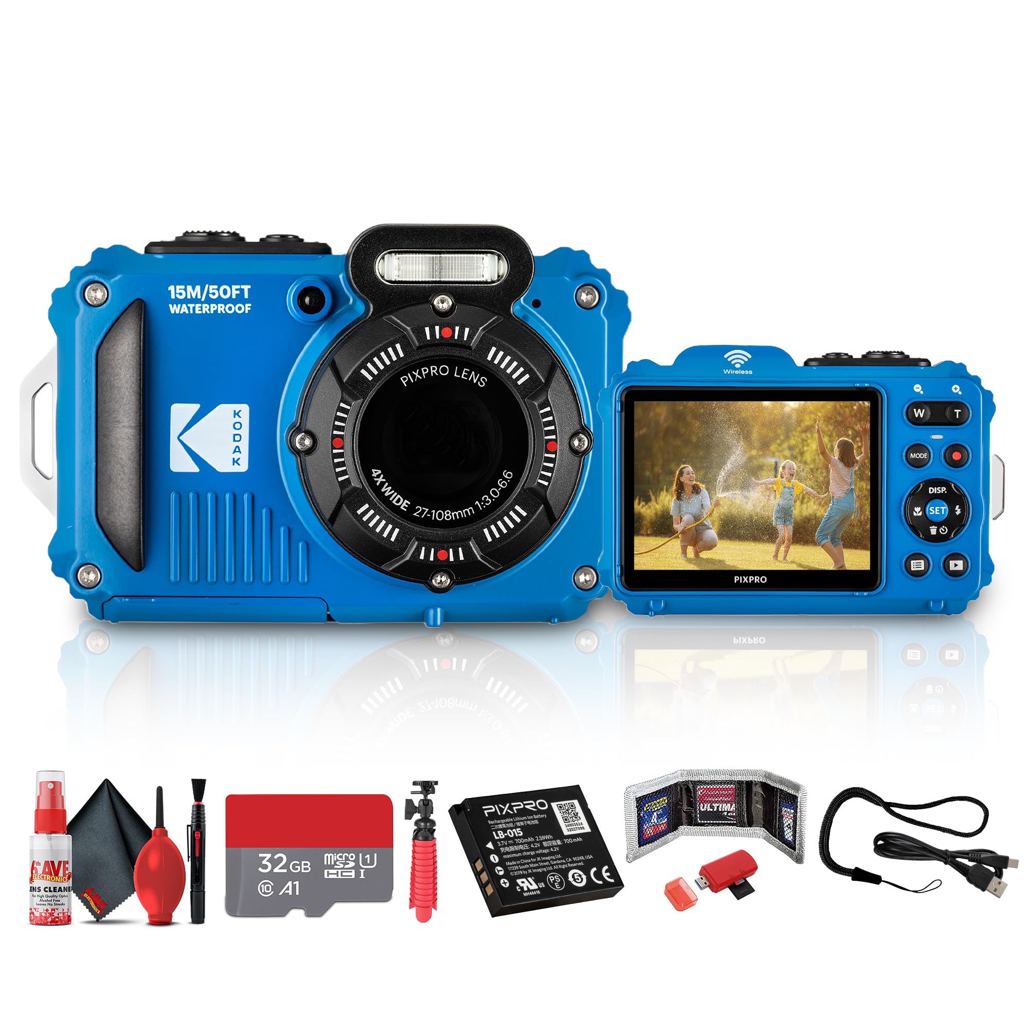 Amazon | Kodak (コダック) PIXPRO WPZ2 デジタルカメラ(ブルー