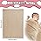 Frienda 4 Pcs Baby Fuzzy Blanket Fluffy Baby Blanket for Boys Girls Soft Warm Infant Newborn Toddler Receiving Nursery Bed Supplies, 32 x 24 Inch(Beige Brown Color)