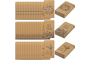 150-Piece Greenery Seed Packets: Sow Love and Watch It Bloom