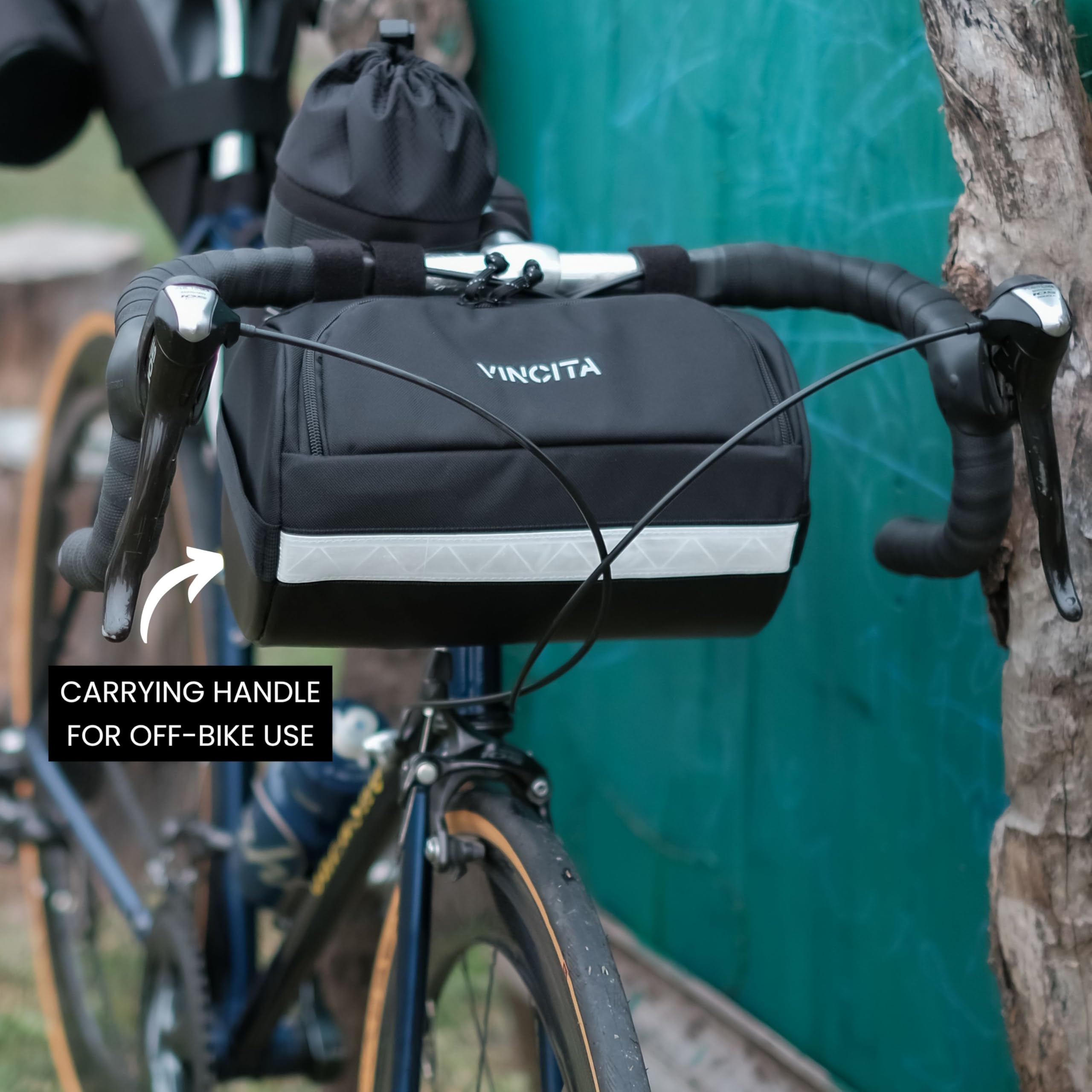 Amazon.co.jp: Vincita Everywhere自転車ハンドルバーバッグ