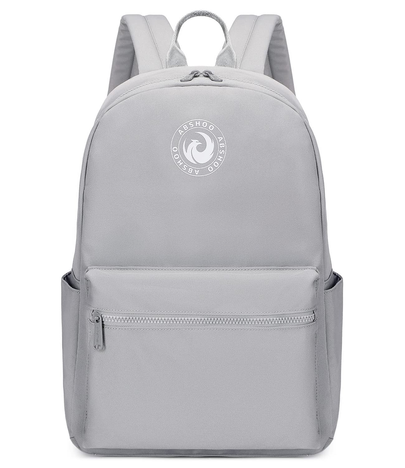 plain grey backpack