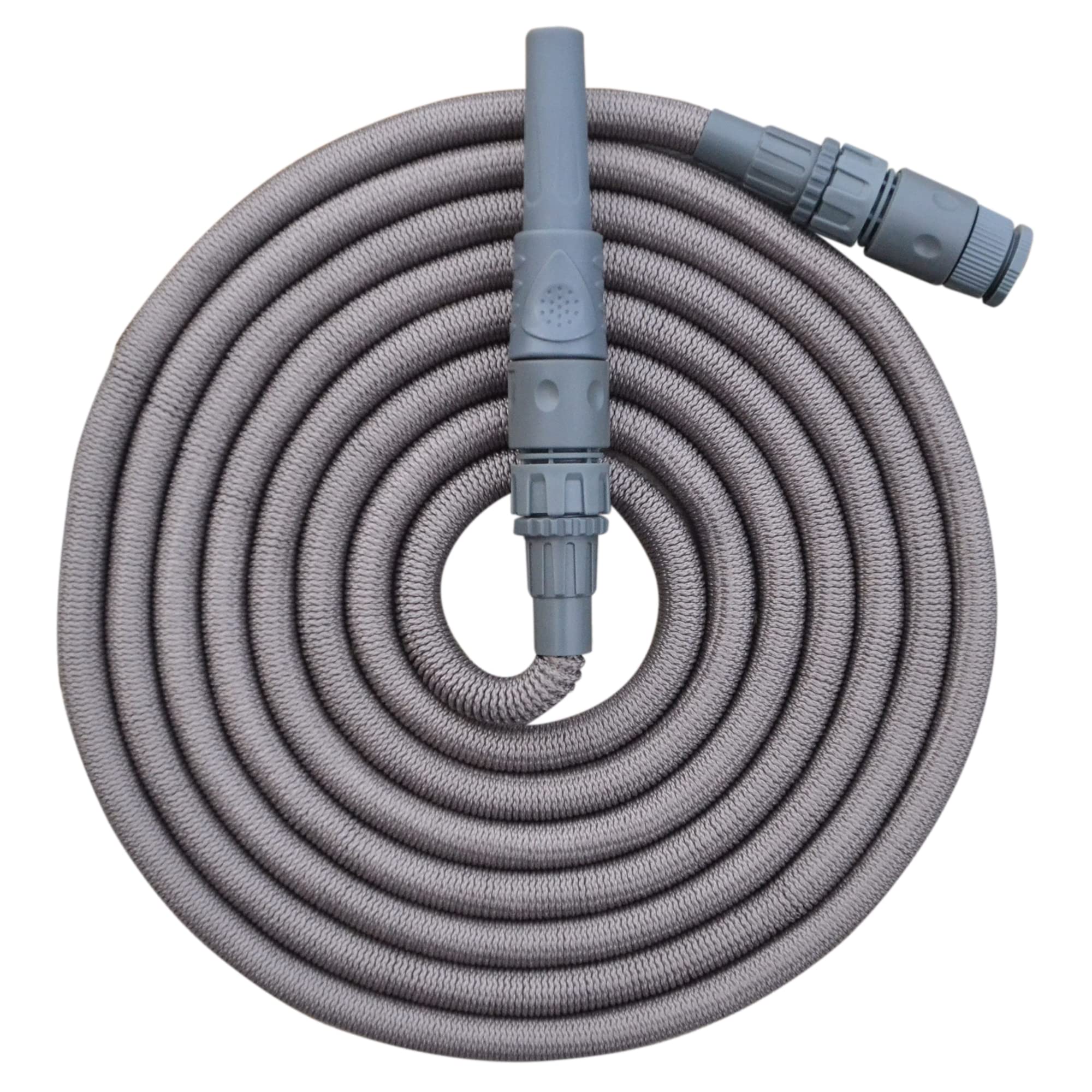 Jardibric - Tubo di irrigazione estensibile e retrattile - Pratico, leggero ed efficace per innaffiare giardino e piante - Lunghezza regolabile da (5 a 15 m)