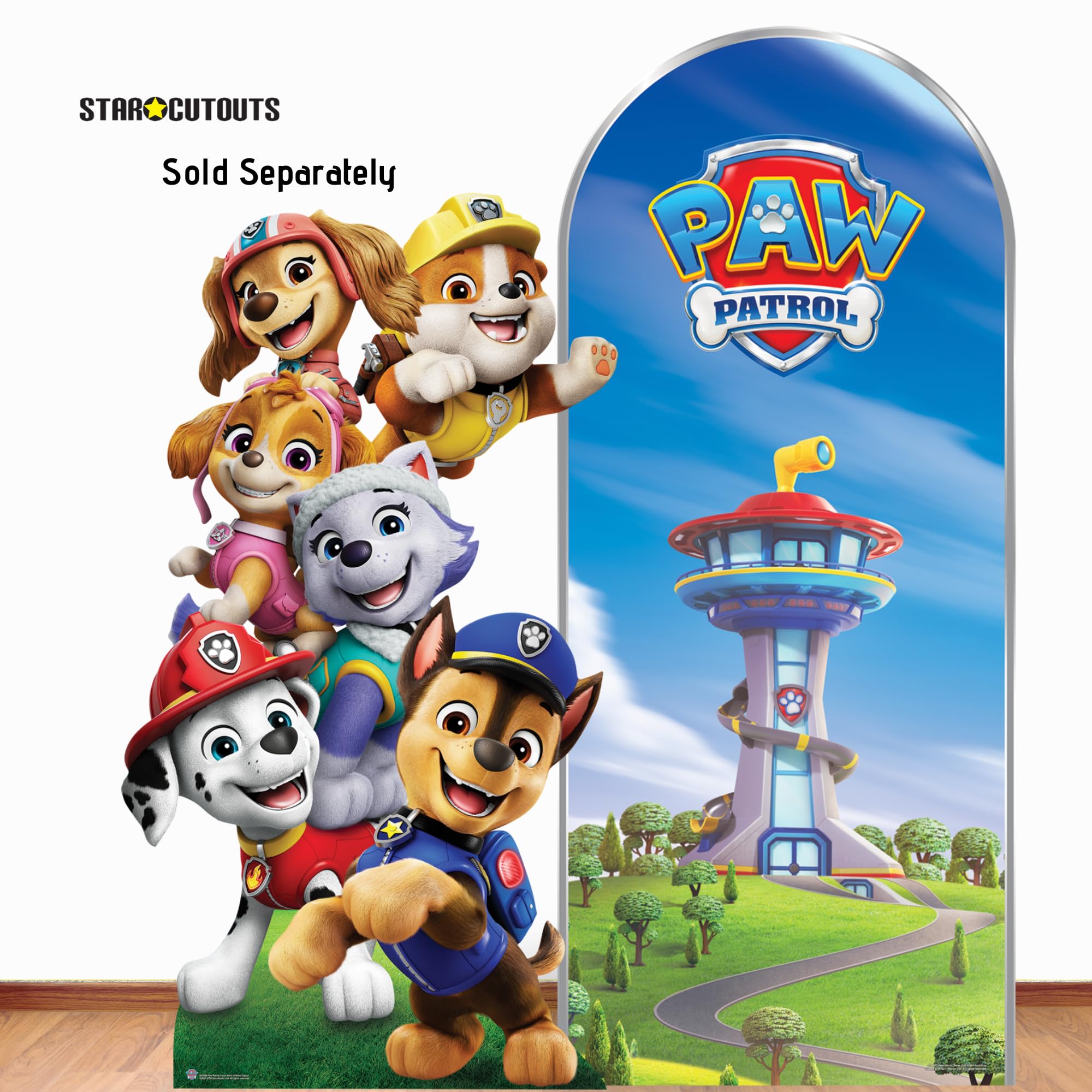 Star Cutouts Cartonato SC4602 Paw Patrol, altezza 164 cm, ideale per feste a tema Paw Patrol, compleanni, fan, decorazioni per stanze ed eventi