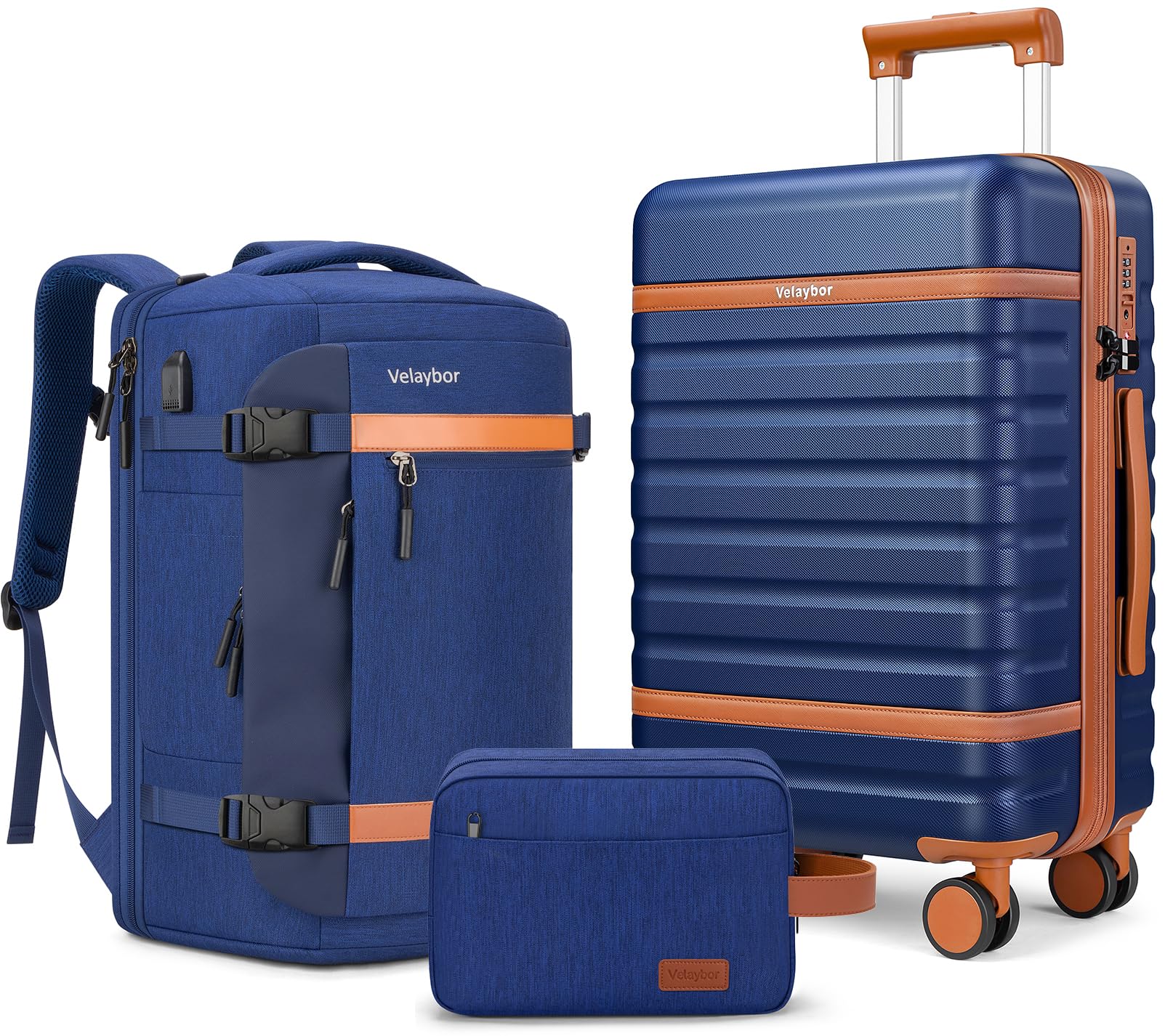 Velaybor 3-Piece Carry-On Set