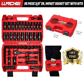 ◆Omachi◆ Hilitchi 230Pcs Socket Set Screw Assortment in SAE Sizes