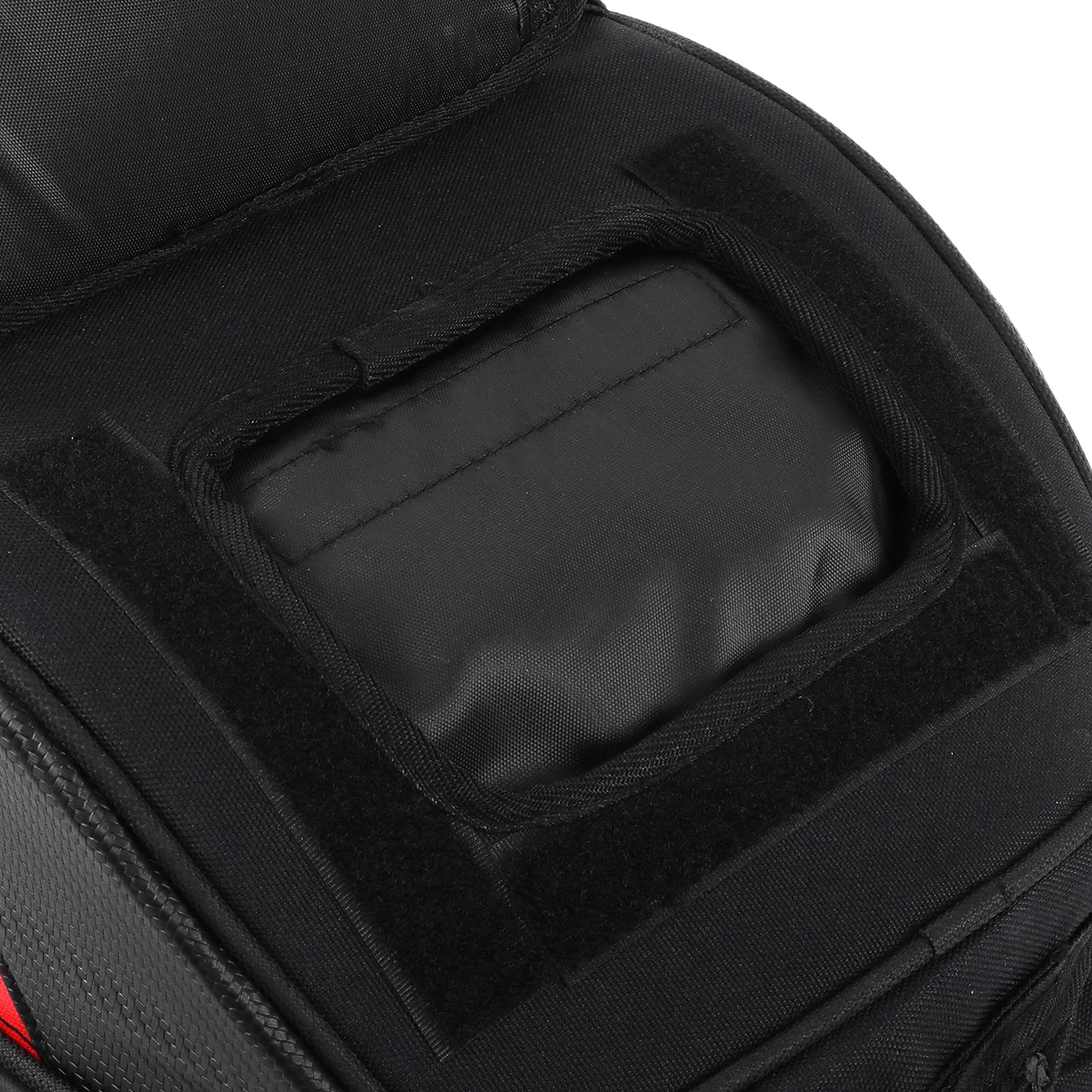 Torba na Tylne Siedzenie Akozon, Torba na Tylne Siedzenie Motocykla Torby na Kask Opakowanie Wodoodporny Materiał Ox Tkana o Wysokiej Gęstości Odblaskowa Uniwersalna(biały)