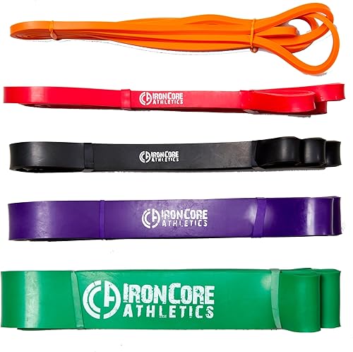 Bandas de asistencia para dominadas  Bandas de resistencia gruesas de bucle largo de 10 a 120 libras para hombres y mujeres  Ideal para