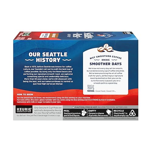 Miniatura 8 de Mezcla de café de desayuno Seattles Best Coffee Breakfast Blend K-Cup para Keurig Brewers 60 unidades