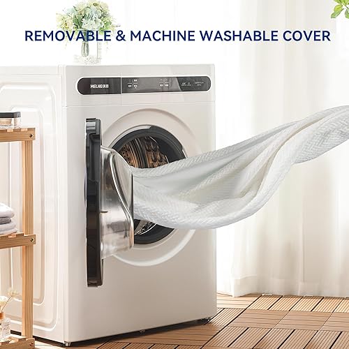 Miniatura 7 de Cubrecolchón de espuma viscoelástica refrescante de 3 pulgadas, tamaño Queen, funda de colchón con infusión de gel para dolor de espalda,