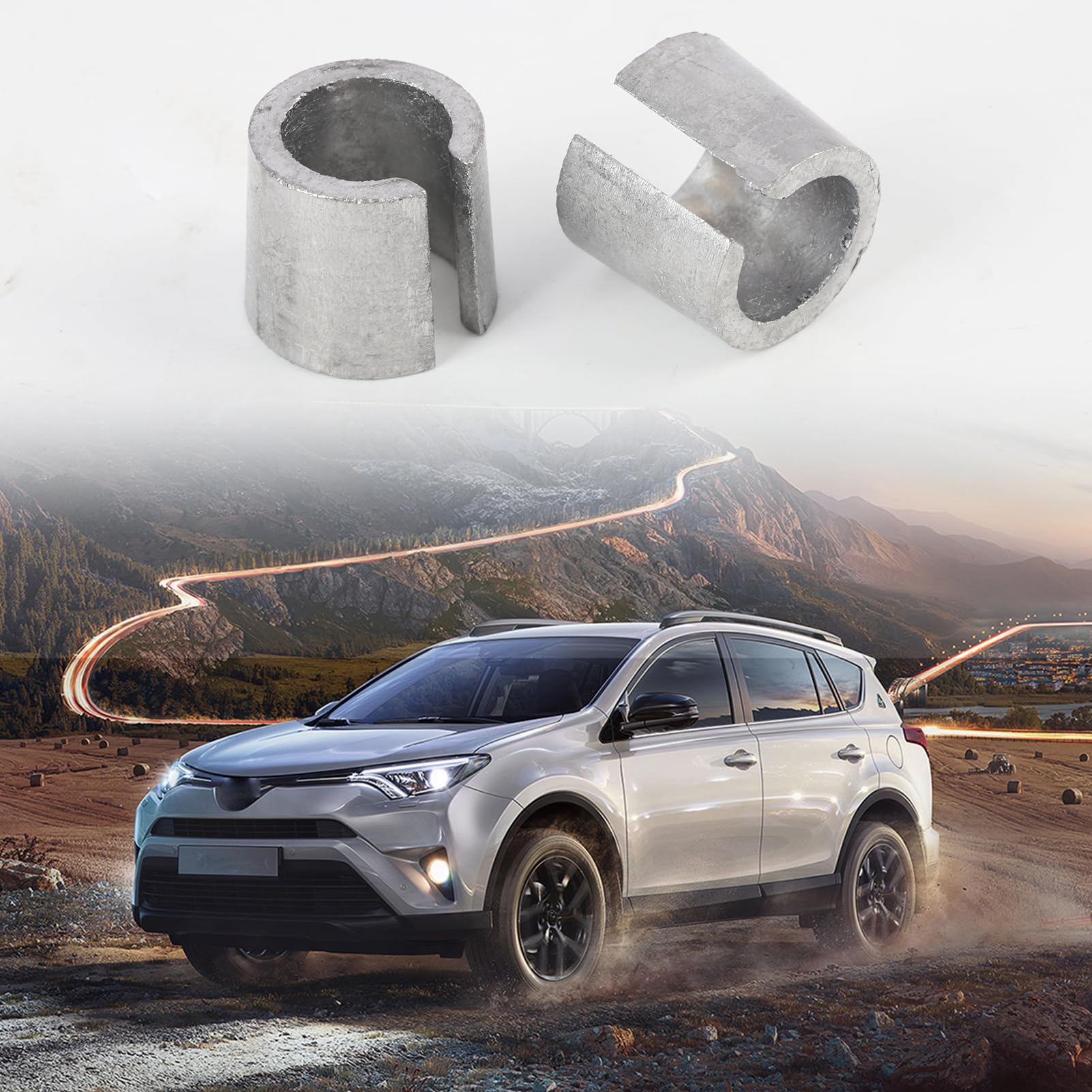 8 casquillos adaptadores para baterías de coche, casquillos de plomo para conexiones de batería positivas y negativas, convertidor de terminal de batería robusto, adaptador postal para polos de — view 6
