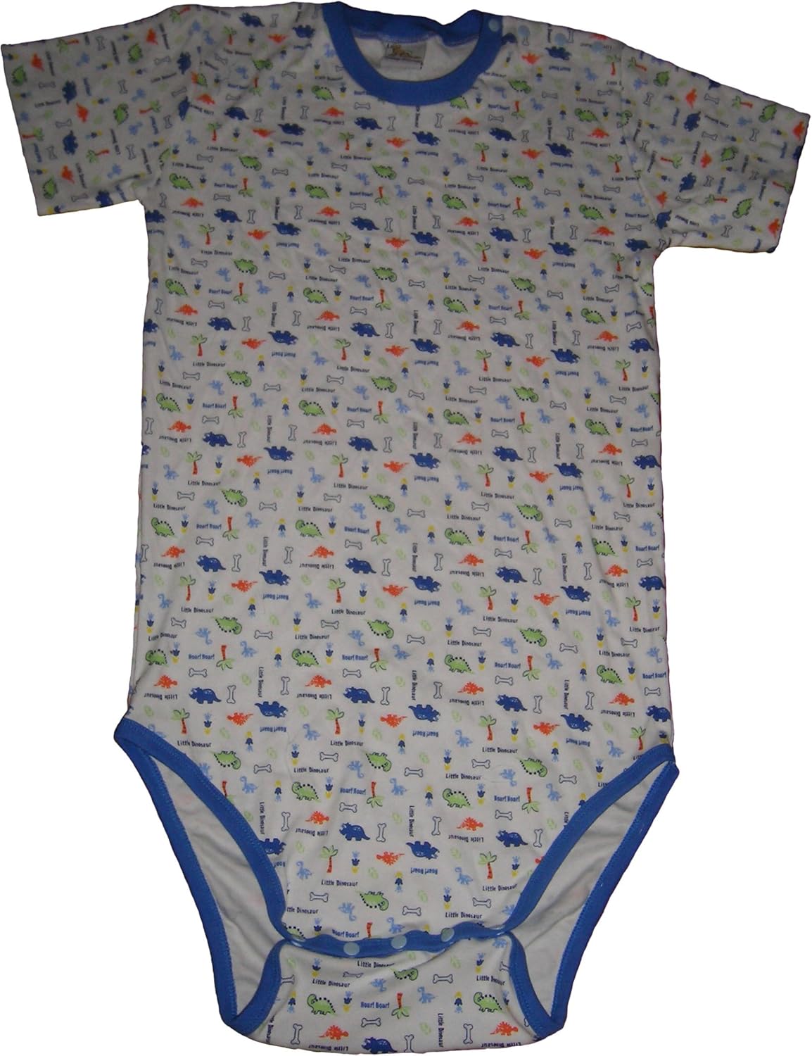 Baby Pants Adult Onezie - Medium Blue Dinosaur